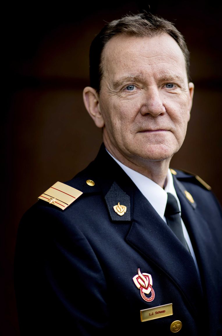 Brandweercommandant Leen Schaap. Beeld ANP