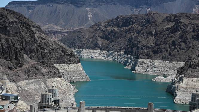 Jarenlange droogte brengt Amerikaanse rivier Colorado en Hoover Dam in problemen