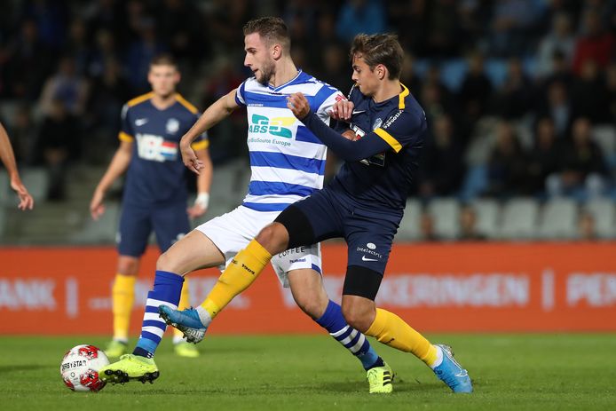 De thuiswedstrijd van De Graafschap tegen FC Eindhoven, eerder dit seizoen.