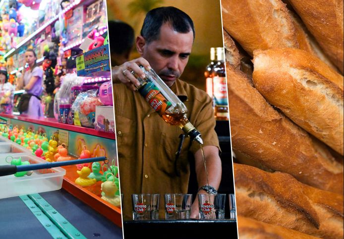 Onder meer kermisfeesten in Frankrijk en België, de lichte Cubaanse rum en de Franse baguette hebben een aanvraag ingediend.