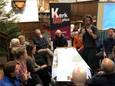 Deelnemers aan een eerste overlegmoment over de kerk in Poppel