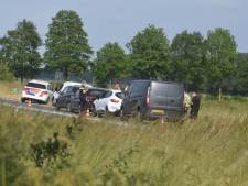 Kopstaartaanrijding op N36 tussen Wierden en Vriezenveen, vertraging loopt op