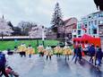 De leden van Bite Back vzw voerden zaterdag actie op het Molenpoortplein in Hasselt.
