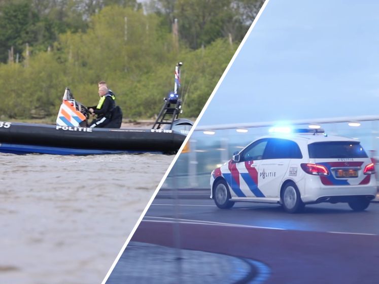 Brandweer en politie halen man uit de IJssel in Kampen