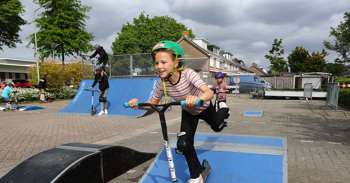 Mobiele skatebaan in Schelluinen, volgende week in Nieuwpoort