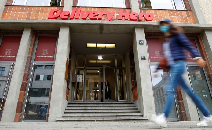 Het hoofdkantoor van Delivery Hero in Berlijn.