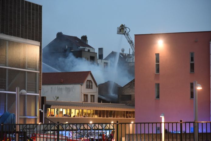 Brand in Koekelberg