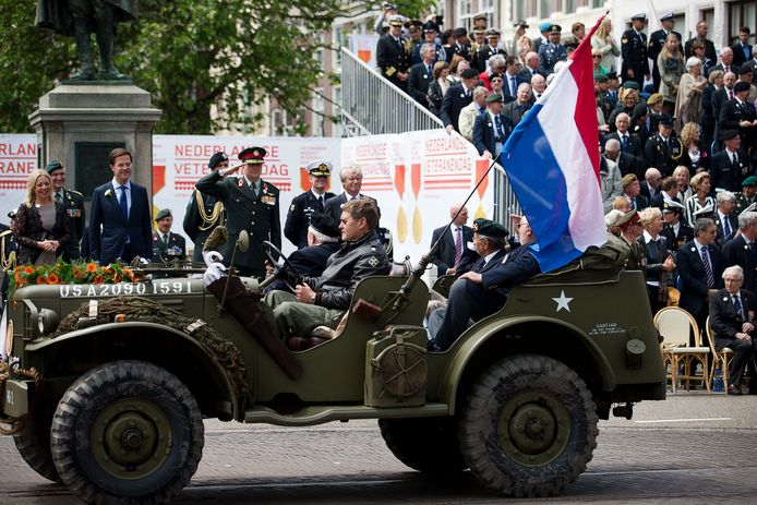 Veteranendag op het Binnenhof in Den Haag.