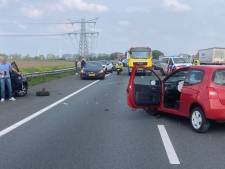 A29 weer vrij na ongeluk tussen meerdere auto's