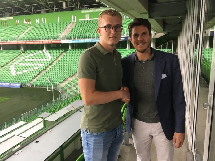 Wes Beuvink vorig jaar samen met Mark-Jan Fledderus.