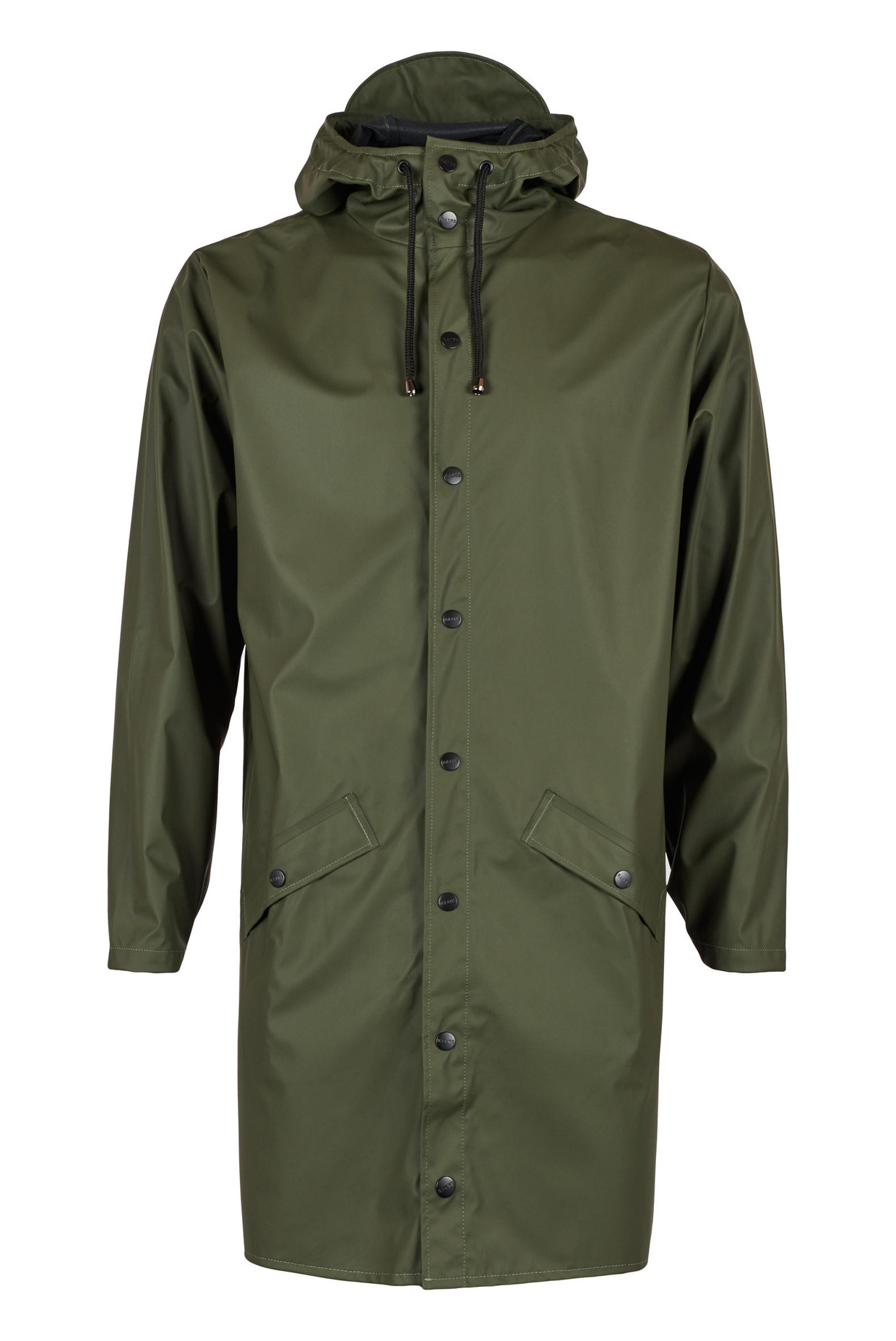 Donkergroene regenjas clearance