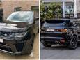 De Range Rover Sport SVR V8 van Tijl, met gepersonaliseerde nummerplaat.