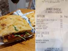 Italiaanse bar brengt Britse toeristen 2 euro in rekening om broodje door midden te snijden