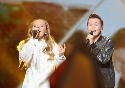 Max & Anne worden dertiende op Junior Songfestival