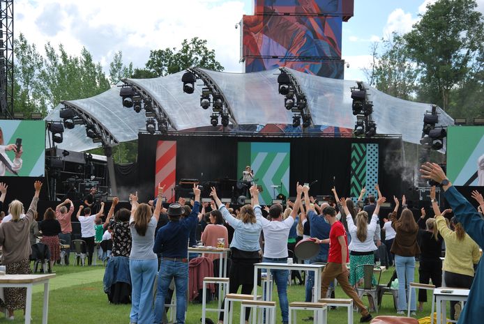 De Zomerbar van Rock Werchter vorige zomer.