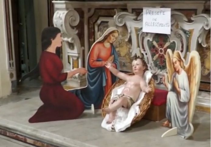 Indignazione per i presepi in Italia perché Gesù aveva due mamme