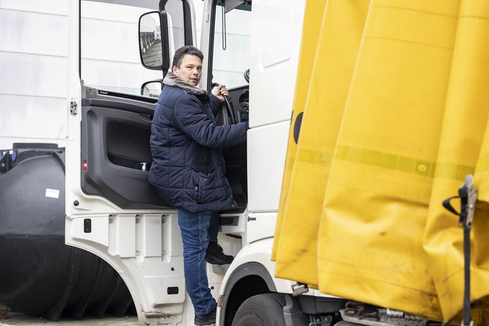 Michel Wentink, eigenaar van Noordendorp Transport.