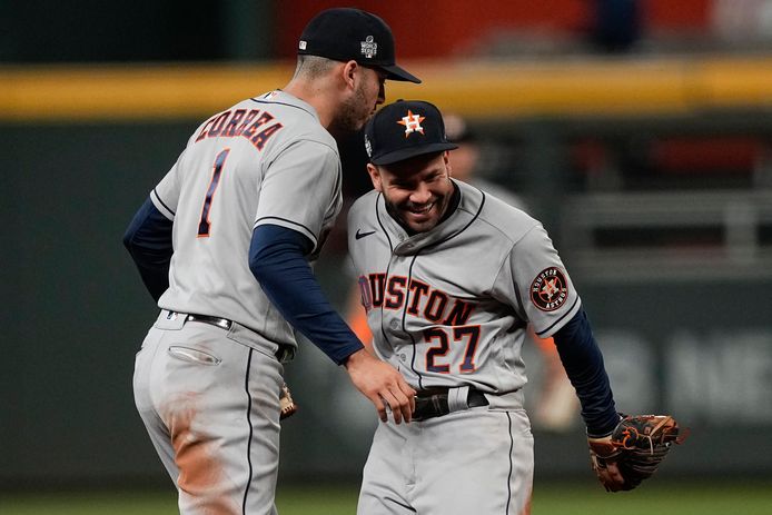 Houston Astros viert feest.
