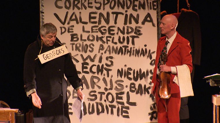 Kamagurka en Herr Seele. Beeld VTM NIEUWS