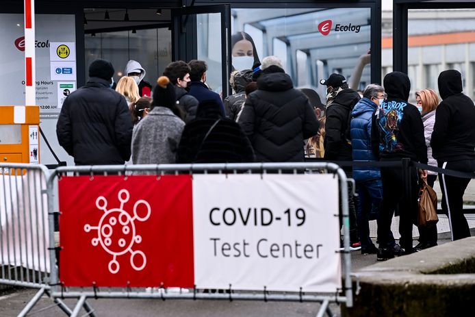 Centre de test à l'aéroport de Zaventem