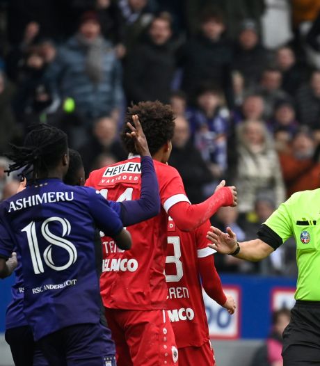 Deux exclusions, pas de but: un partage tendu entre Anderlecht et l’Antwerp