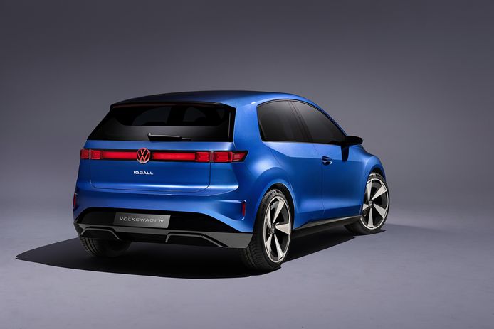 De ID.2 is twee centimeter korter dan een VW Polo, maar biedt de interieurruimte van een Golf.