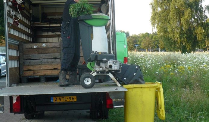 De planten worden ter plaatse vernietigd.