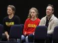 Kim Clijsters, dochter Jada Lynch en Brian Lynch in 2020.