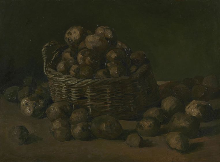 Mand met aardappels, Vincent van Gogh, 1885.
 Beeld Van Gogh Museum, Amsterdam (Vincent van Gogh Stichting)