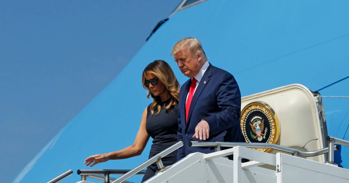 Donald Trump troost gewonden bloedbad Dayton en negeert demonstranten