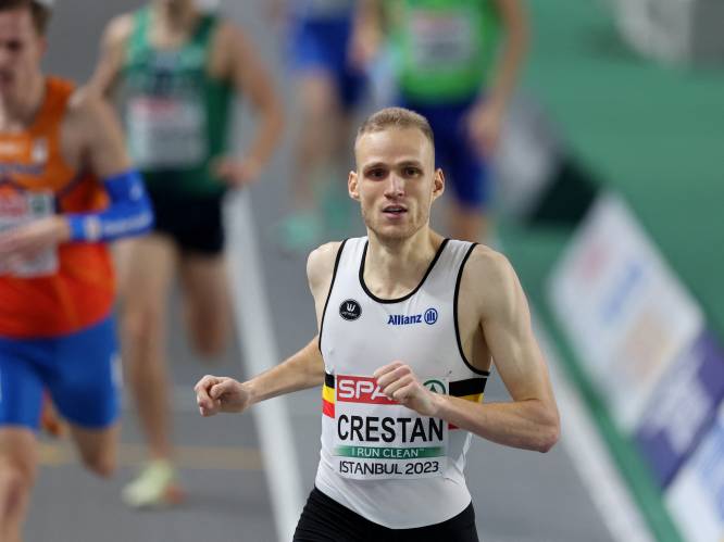 EK atletiek indoor: Eliott Crestan stoot door naar halve finales 800m, Ismael Debjani kwalificeert zich voor finale op 1.500m