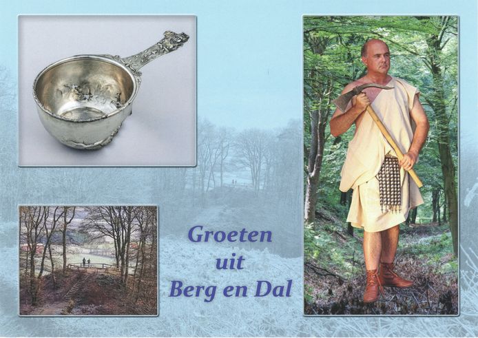 Een van de twee nieuwe ansichtkaarten.