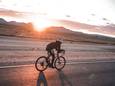 Matthieu Bonne op de vierde dag van zijn wereldrecord fietsen in Arizona