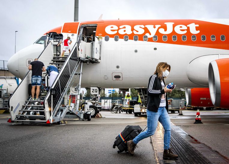 Easyjet zit pas op 30 procent van de capaciteit van het geplande vluchtschema, aldus Lundgren. Beeld EPA