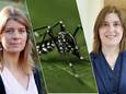 Insecten kenner Isra Deblauwe en Valerie Weekers van het Departement Zorg.