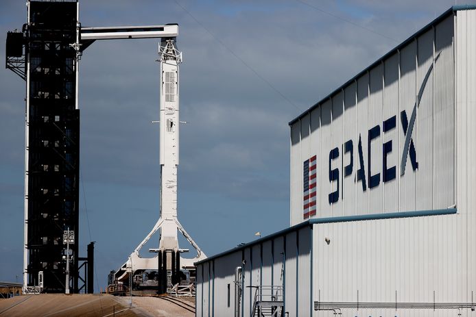 De lancering van de raket van SpaceX staat gepland voor 03.03 uur Nederlandse tijd.