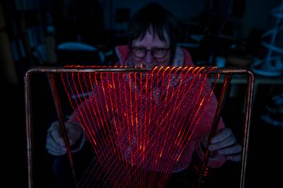 Kantklossen in Borne: ‘Wie tot zes kan tellen, kan meedoen’