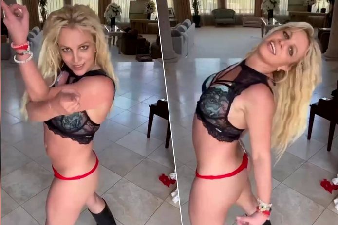 Britney Spears danst weer in haar living