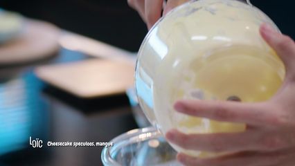 84. Cheesecake speculoos, mangue