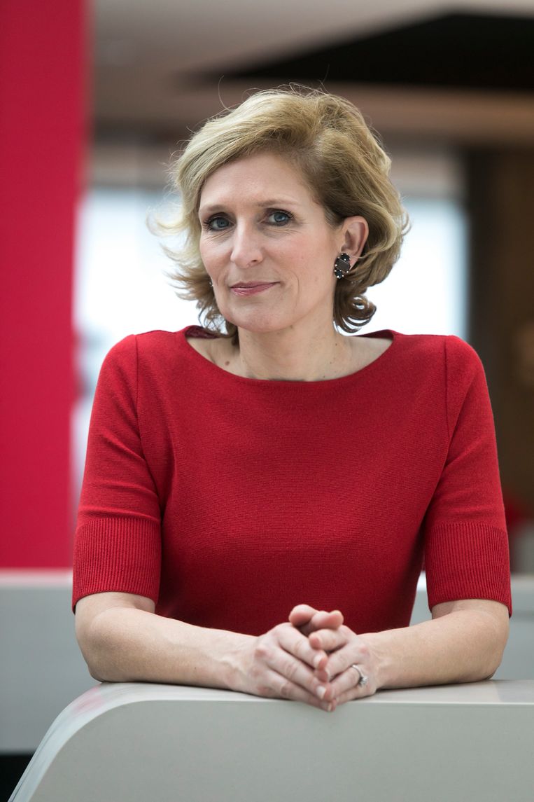 Véronique Goossens: ‘De Belgische consument mag zich gelukkig prijzen dat de lonen worden geïndexeerd. Dat is elders niet zo.’ Beeld RV
