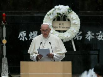 Paus roept in Japan op tot kernwapenvrije wereld