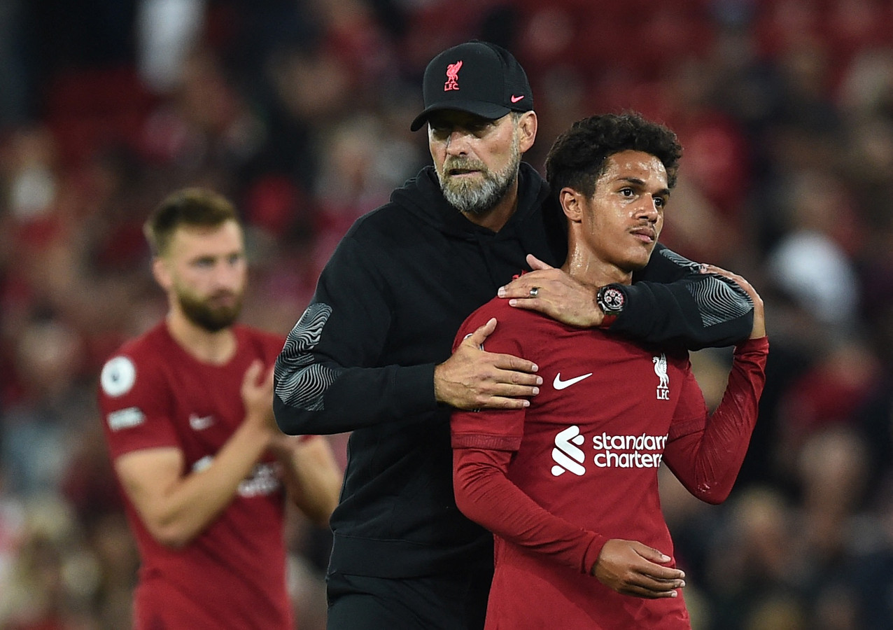 Jürgen Klopp en Fabio Carvalho.
