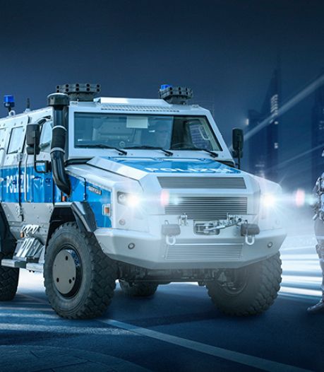 Met dit monster op wielen gaat de Duitse politie terroristen te lijf