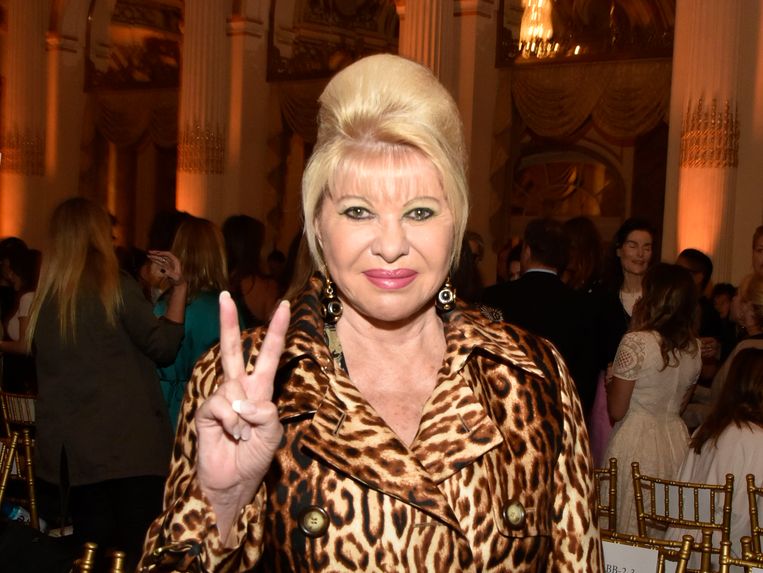 Ivana Trump in 2017 tijdens de New York Fashion Week. Beeld Eugene Gologursky / WireImage