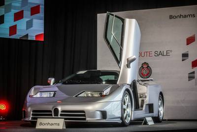 Une Bugatti de 1994 vendue 2,24 millions d'euros au Grand Prix du Zoute