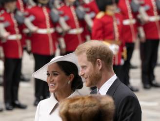 “Harry en Meghan waren niet blij met zitplaatsen op platina jubileum van de Queen”