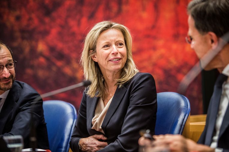 Minister Kajsa Ollongren van Binnenlandse Zaken. Beeld Arie Kievit