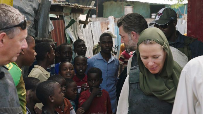 Geert Van Rampelberg en Katrien De Ruysscher in Somalië.