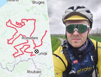 “Mijn ode aan Vlaanderens Mooiste”: na Duvel-glas fietst Bavo (40) de Vlaamse leeuw in elkaar op Strava