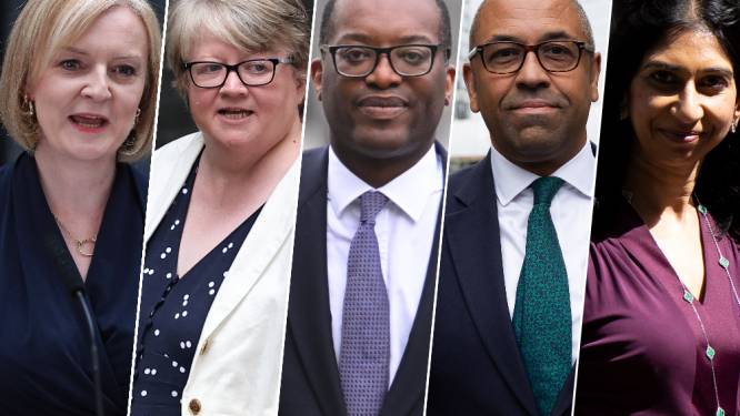 Britse premier Liz Truss maakt kabinet bekend: geen enkele witte man in vijf belangrijkste posities
